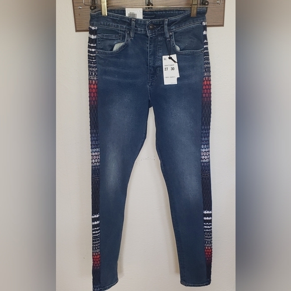 Levi's Made & Crafted 721 High Rise SKINNY West Coast Blues Jeans - Picture 2 of 9